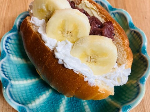 ミニパンでバナナサンド